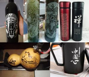 和田策勒县酒瓶葫芦工艺品激光雕刻机
